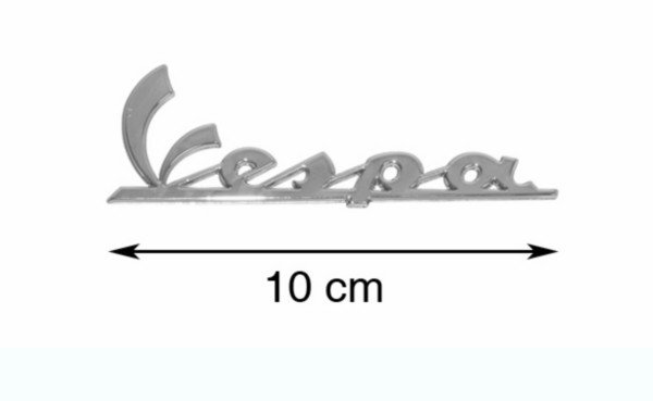 Sticker / logo Vespa voorscherm origineel model 10cm