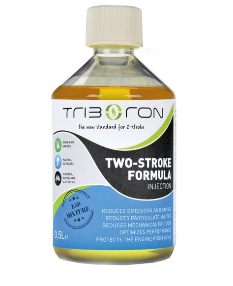 Triboron 2 takt olie Injection 500ml. Geschikt voor brommers en scooters met olietank.