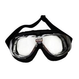 Pilotenbril, oldtimer bril - zwart