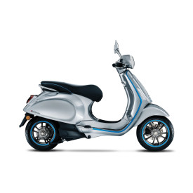 Blauw Stickerset, voor- of achterwiel. Vespa Elettrica Primavera & Sprint.