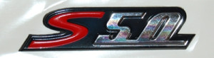 Sticker Logo Vespa S50 zijscherm. Vespa S Origineel 656229