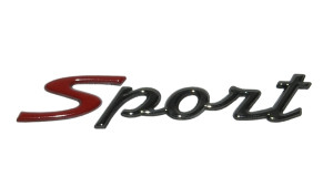 Sticker ''Sport'' Beenschild Vespa S Sport origineel Vespa 673279