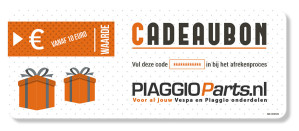 Cadeaubon Piaggio-Parts.nl