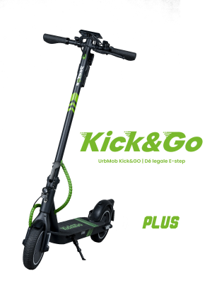 UrbMob Kick&GO Plus. Legale elektrische stapstep