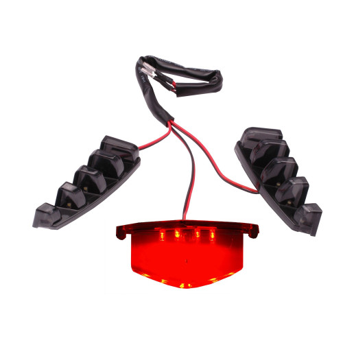 Verlichting Grill LED Piaggio Zip voorscherm rood