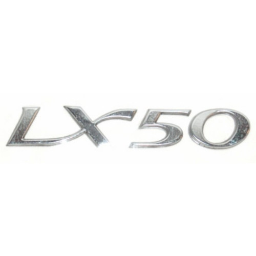 Sticker / Logo' Sticker - Logo Vespa LX50 woord. Zijscherm 8.5cm alu piag orig 656221